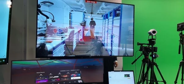 Стенд с VR оборудованием