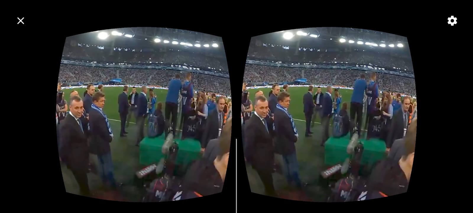 Камеры VR360 на площадке Газпром Арены